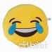 LI&HI Emoji émoticônes oreiller Rire coussin président Oreiller Coussin de siège rond cri - B00OYQS7N8
